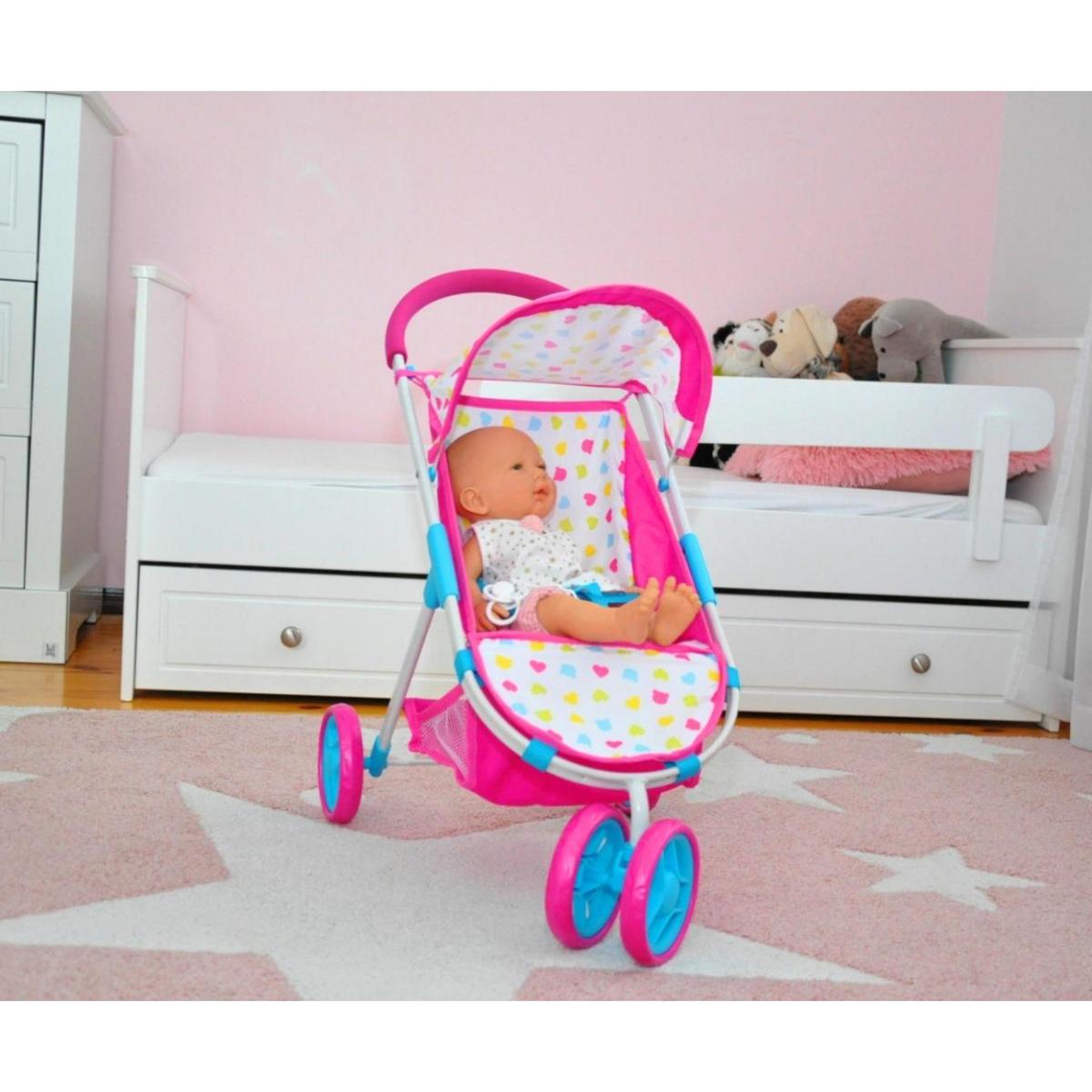 Voir la diapositive 2 : MILLY MALLY Poussette poupée Susie Candy
