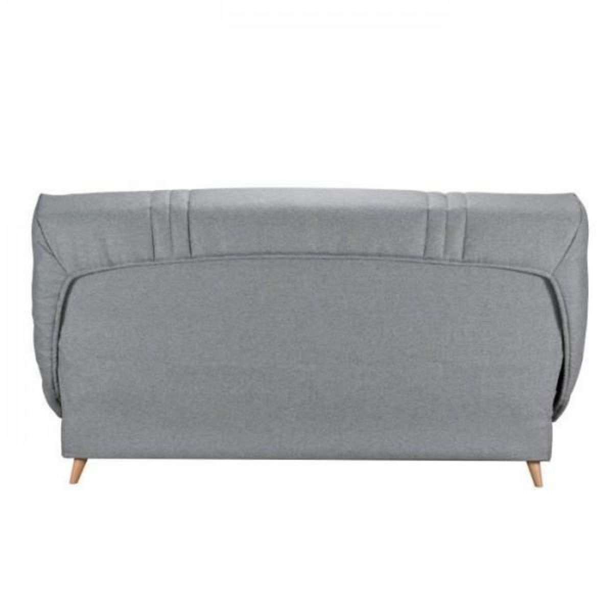 BULTEX COMFORT BULTEX Clic clac 3 places - Tissu gris - Made in France - L 192 x P 95 x H 101 - MONA