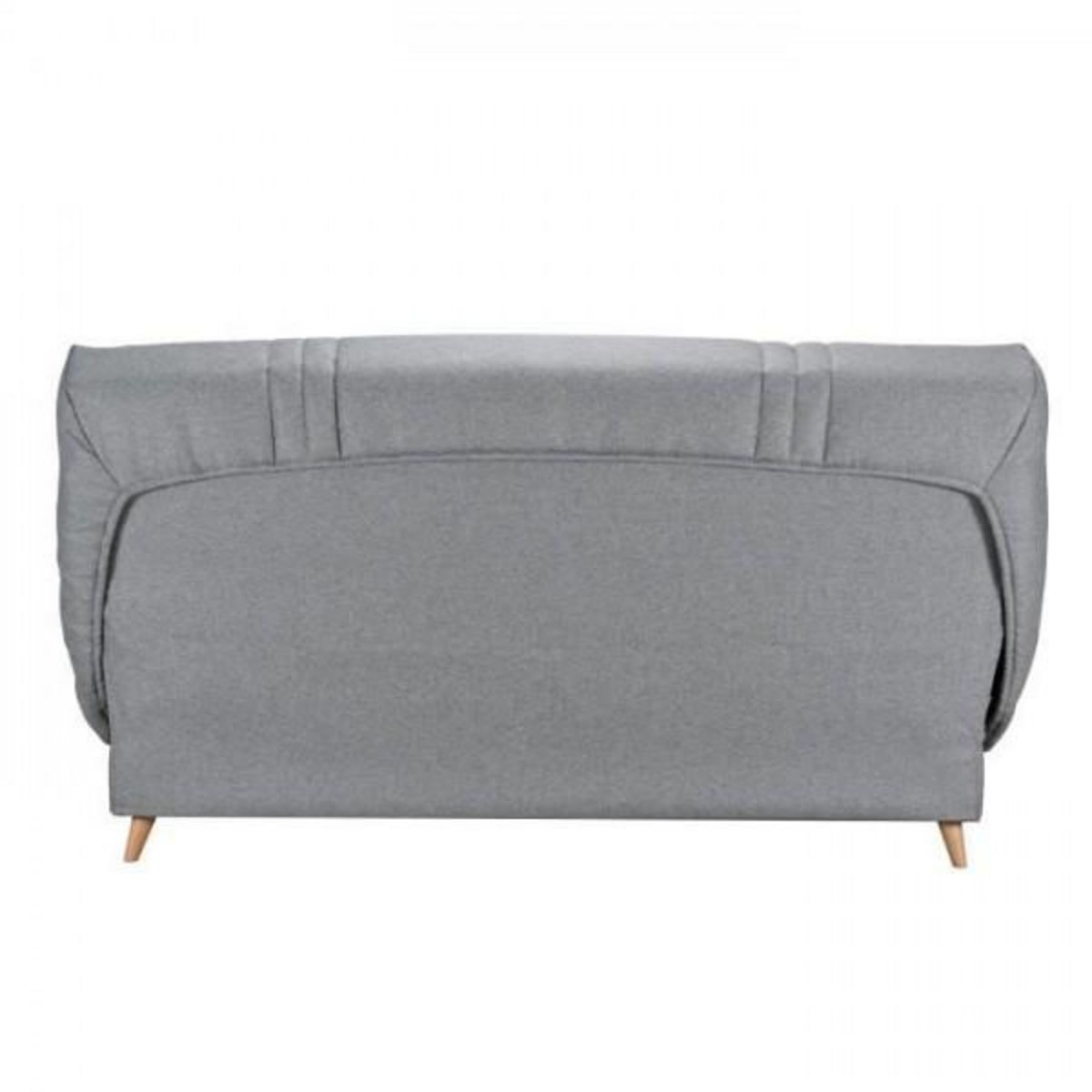 BULTEX COMFORT BULTEX Clic clac 3 places - Tissu gris - Made in France - L 192 x P 95 x H 101 - MONA