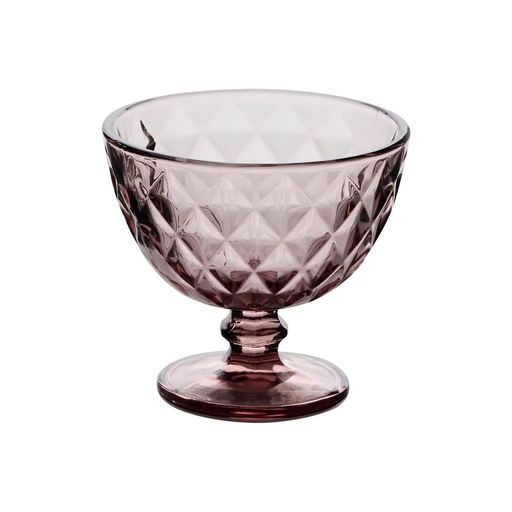 Voir la diapositive 2 : SECRET DE GOURMET Lot de 6 coupes à glace  lea  30cl rose