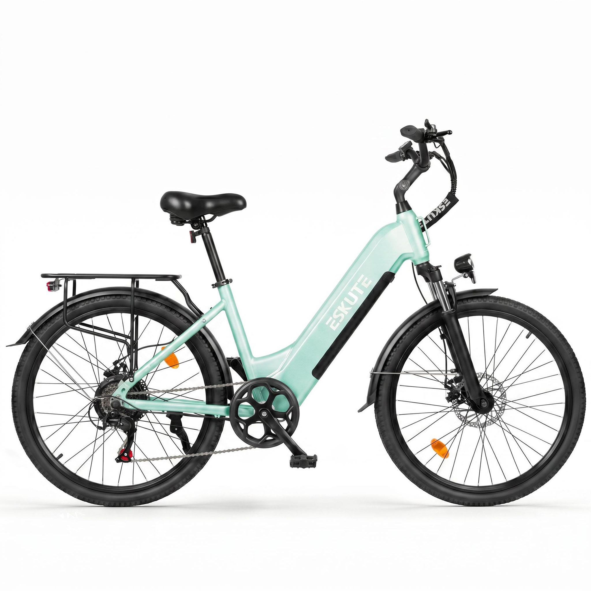 Voir la diapositive 2 : ESKUTE Vélo de ville électrique ESKUTE C202, Step-Through 26
