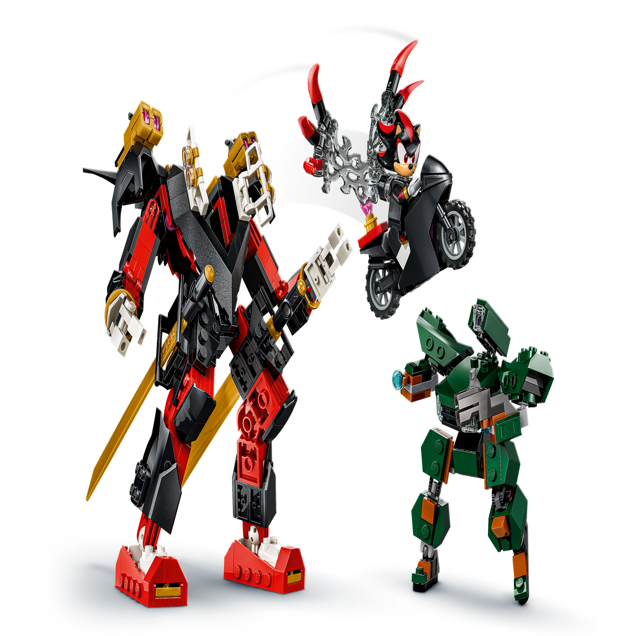 Voir la diapositive 5 : LEGO Lego sonic 77120 robot de shadow contre soldat gun 374 pièces dès 8 ans