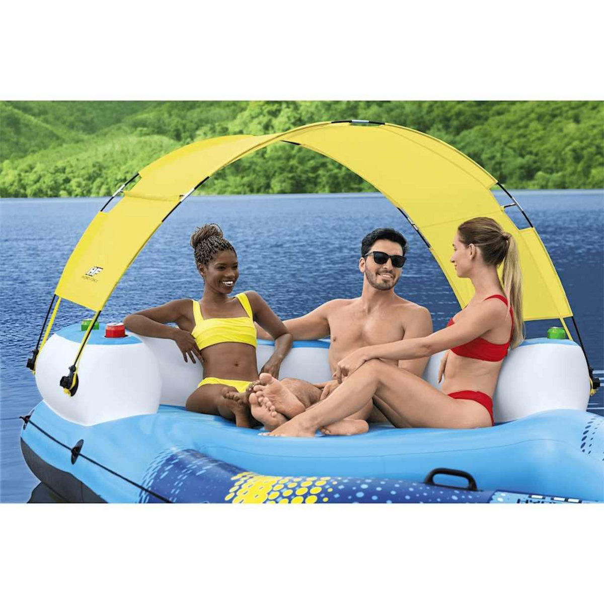 BESTWAY Bestway Île flottante Hydro Force 305x186x58 cm
