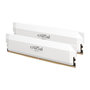 Voir la diapositive 2 : Crucial CRUCIAL Mémoire RAM DDR5 PRO - Overclocking Edition - Kit 64GB (2 x 32GO) - 6000 MT/s - CL40 - UDIMM - Blanc