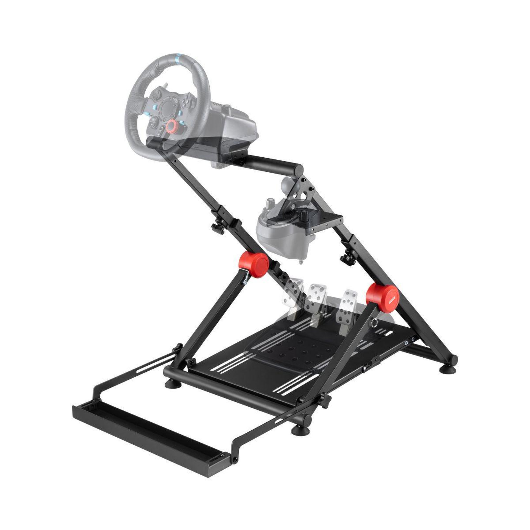 Voir la diapositive 5 : OPLITE Support Wheel Stand GTPro V2 pr volant/pédale/B.Vit