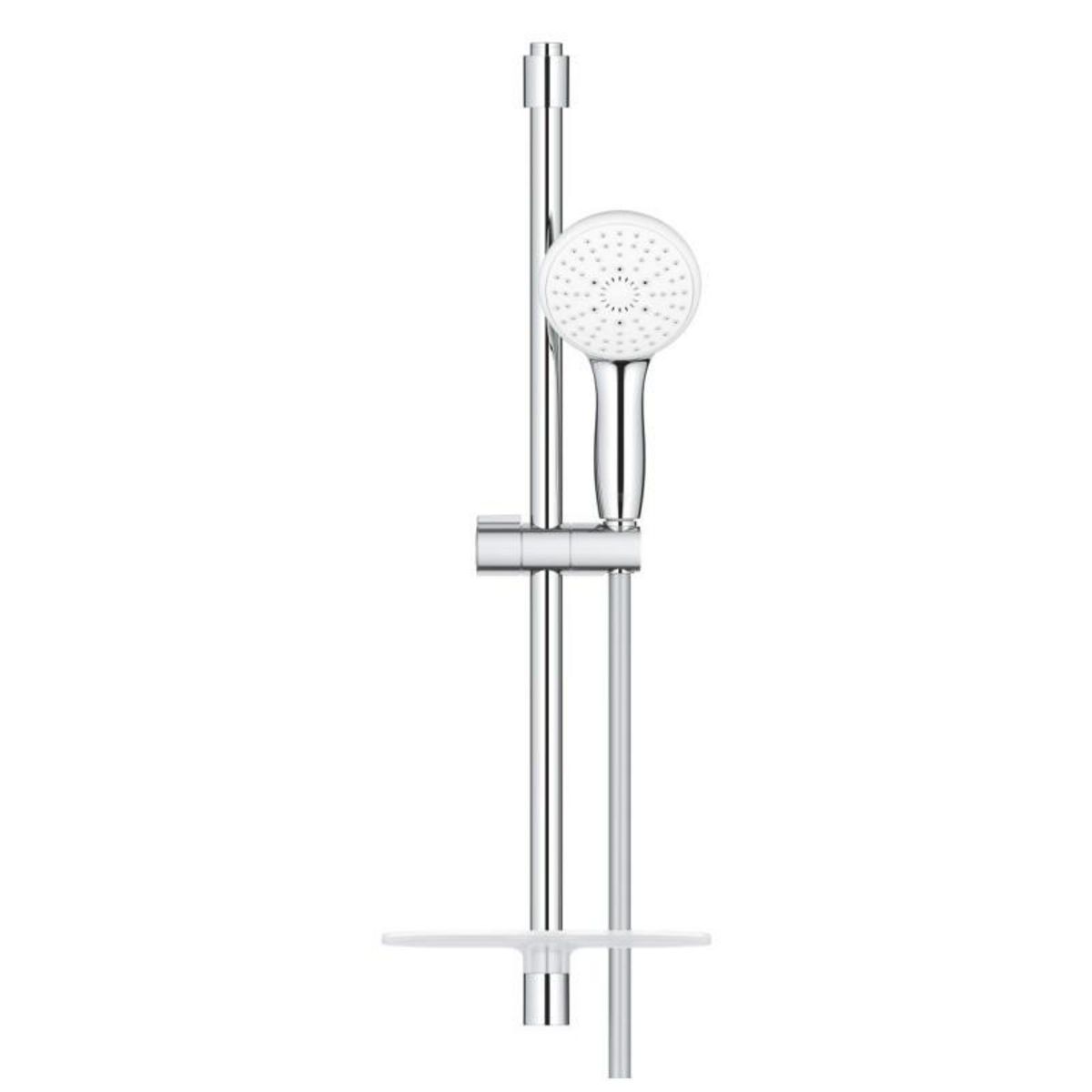 Grohe Ensemble douchette TEMPESTA à 3 jest 600mm + porte savon GROHE PROFESSIONAL 27600003