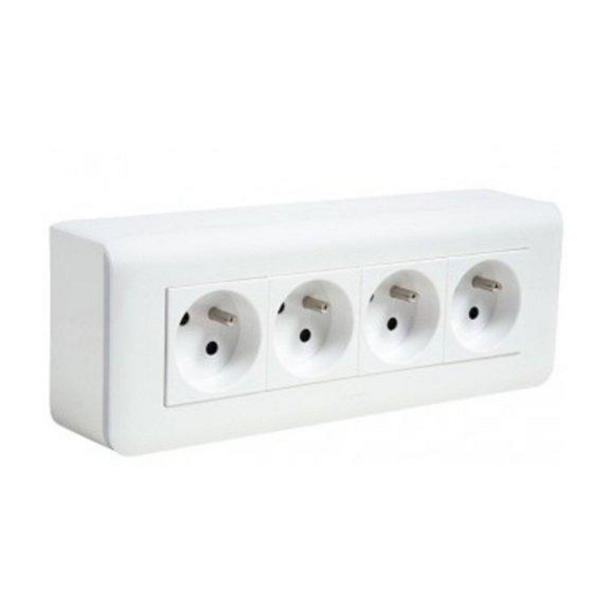 Legrand Mosaic kit 4 prise de courant complet saillie