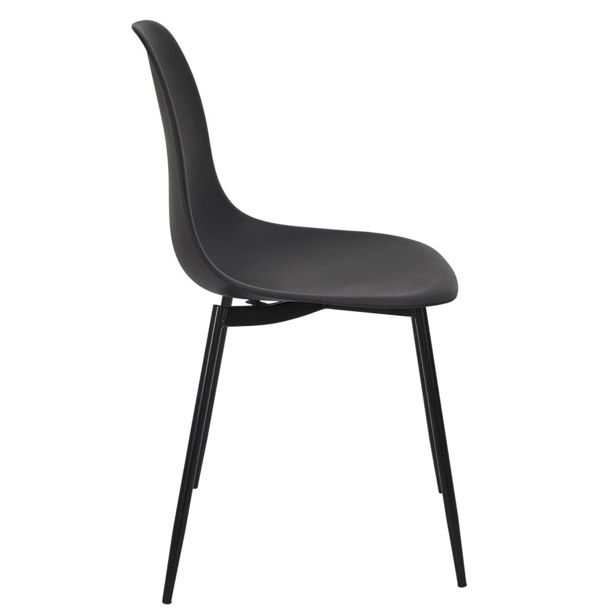 Voir la diapositive 3 : The Home Deco Factory Lot de 6 chaises  gustav  87cm noir