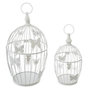Voir la diapositive 1 : ATMOSPHERA Lot de 2 Cages à Oiseaux Métal  Bird  39cm Blanc