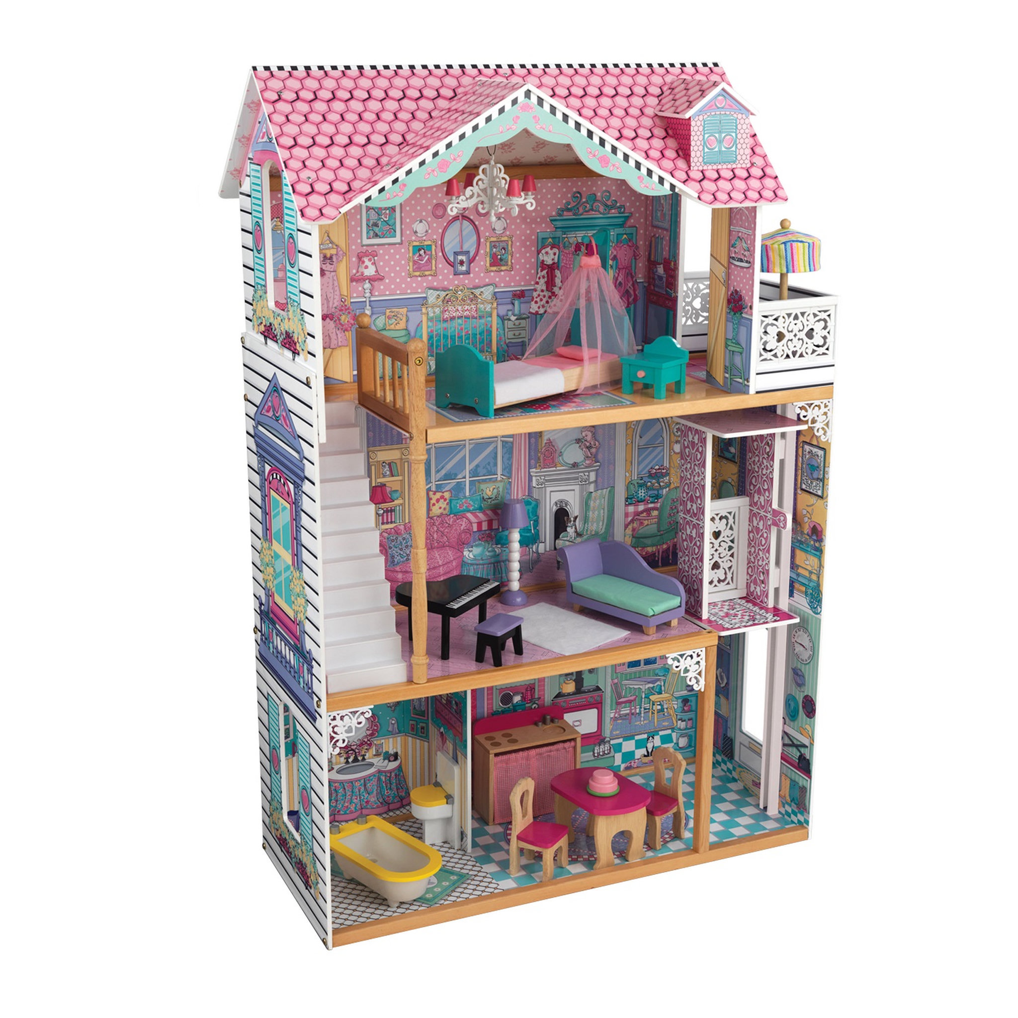 Voir la diapositive 1 : Kidkraft Maison de poupée en bois Annabelle