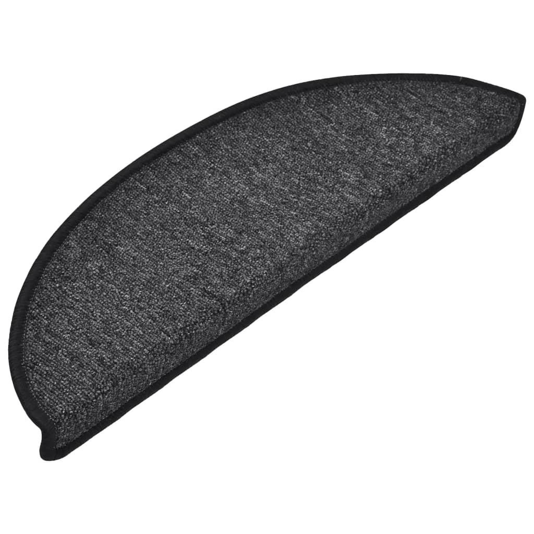 Voir la diapositive 3 : VIDAXL Tapis d'escalier 10 pcs 56x17x3 cm Anthracite