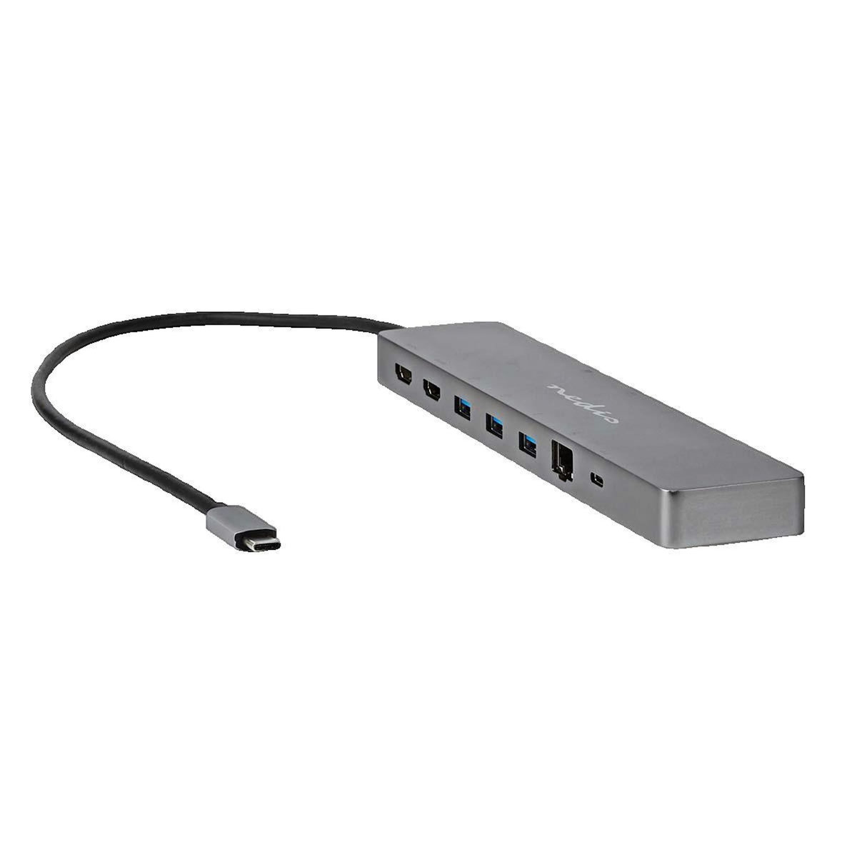 NEDIS Hub USB Nedis CCBW64260AT02 Anthracite 10-en-1