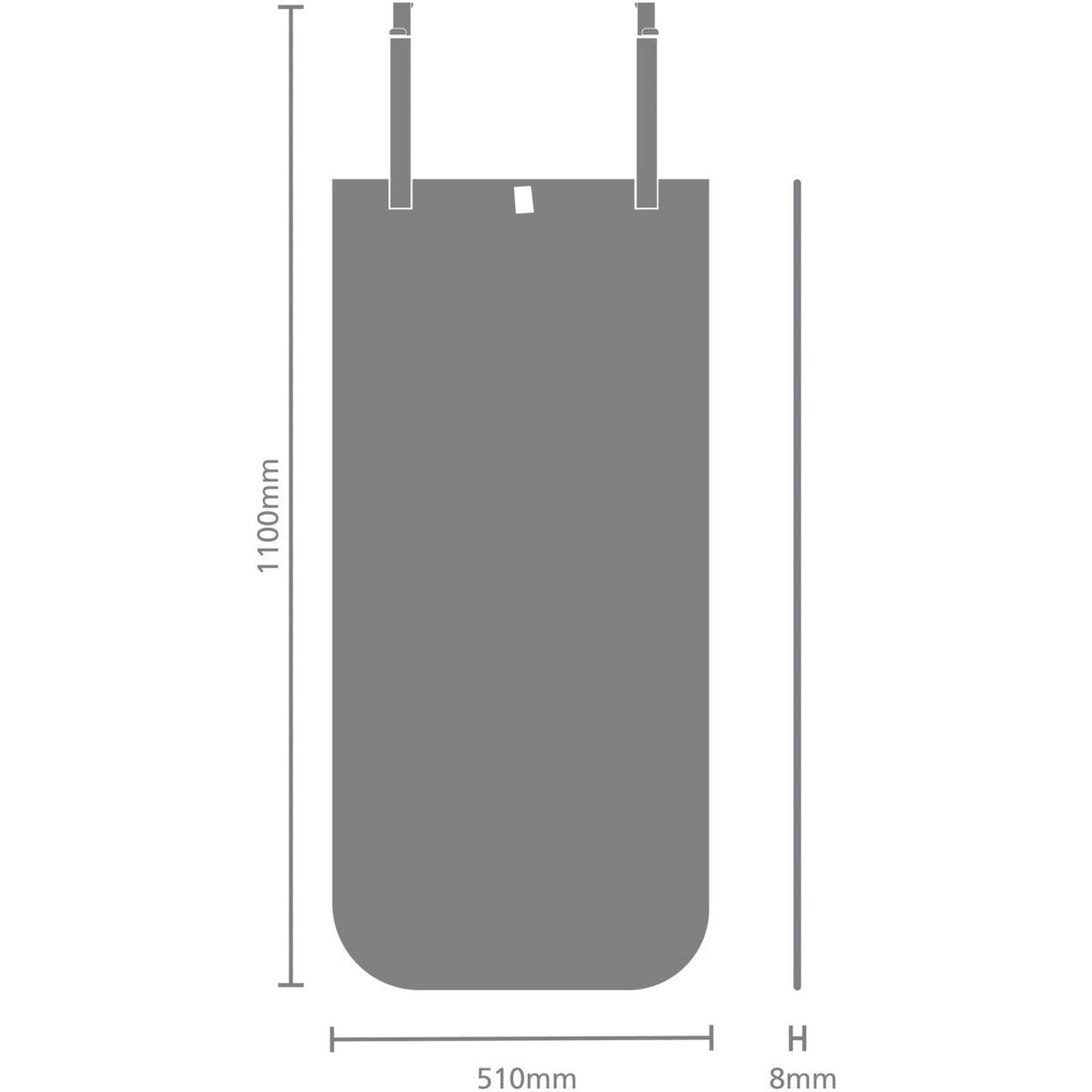 Voir la diapositive 5 : BRABANTIA Housse table à repasser Nappe défroisseur à suspendre Grey