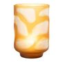 Voir la diapositive 2 : Paris Prix Vase Design en Verre Taches  Hortense  26cm Ocre