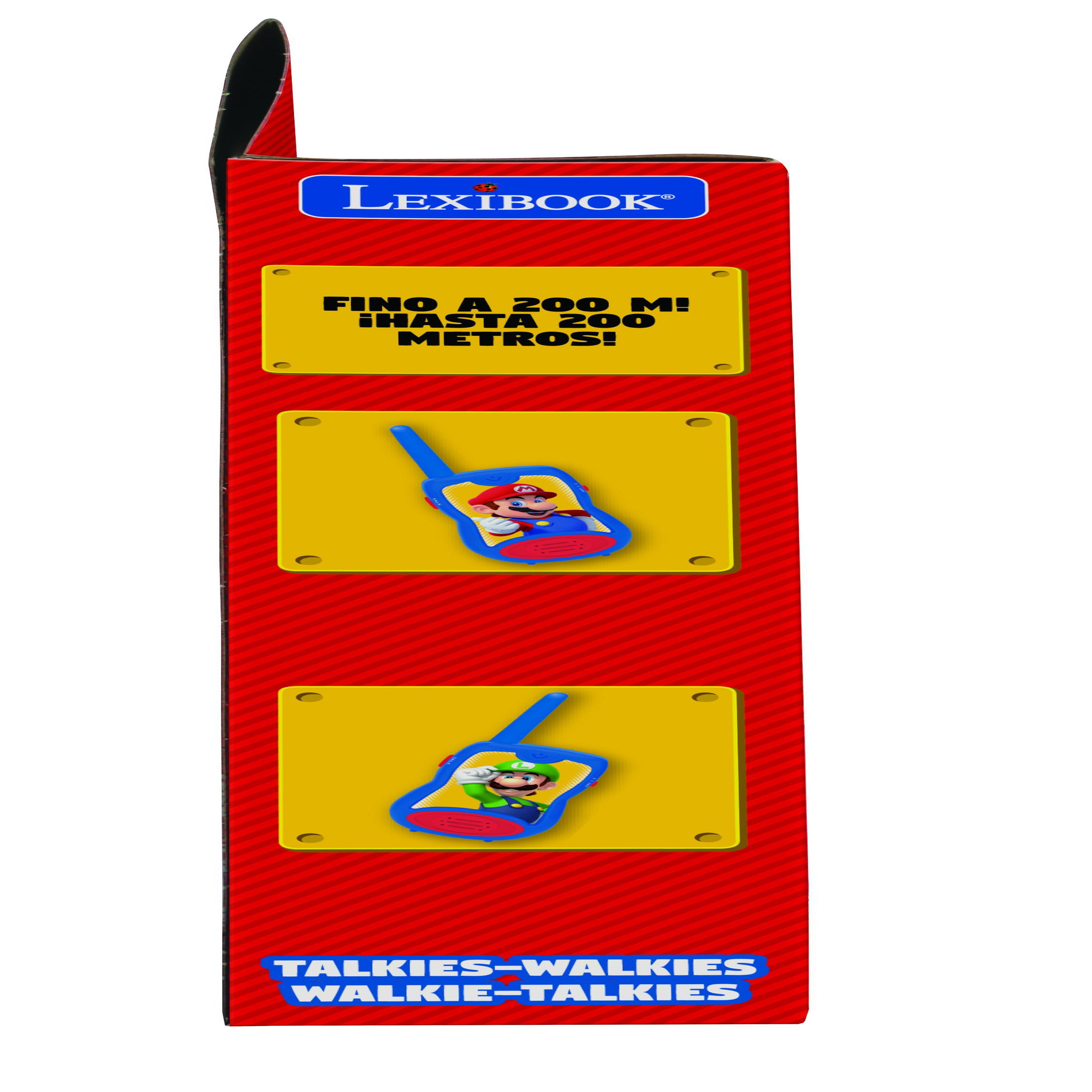 Voir la diapositive 6 : Lexibook Talkies-Walkies Super Mario portée 200m