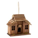 Paris Prix Nichoir Déco en Bois  Welcome  24cm Marron