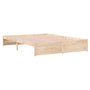 Voir la diapositive 4 : VIDAXL Cadre de lit sans matelas bois massif 160x200 cm