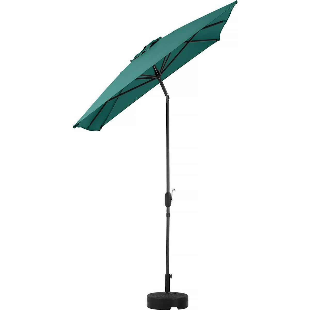 Habitat et Jardin Parasol jardin  Sol 2  - Rectangle - 2 x 3 m - Vert + Dalles à lester incluses