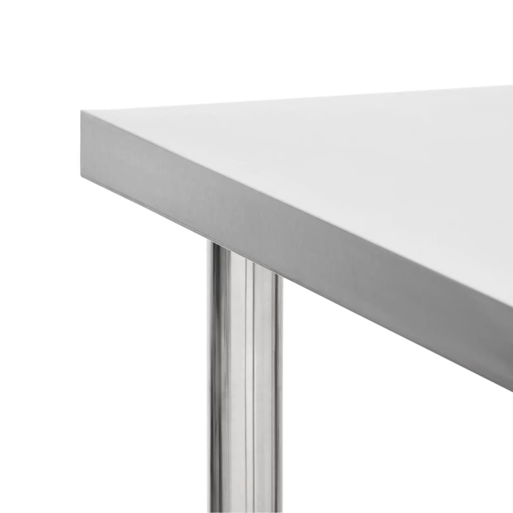 Voir la diapositive 5 : VIDAXL Table de travail de cuisine avec roues 100x60x85 cm Inox