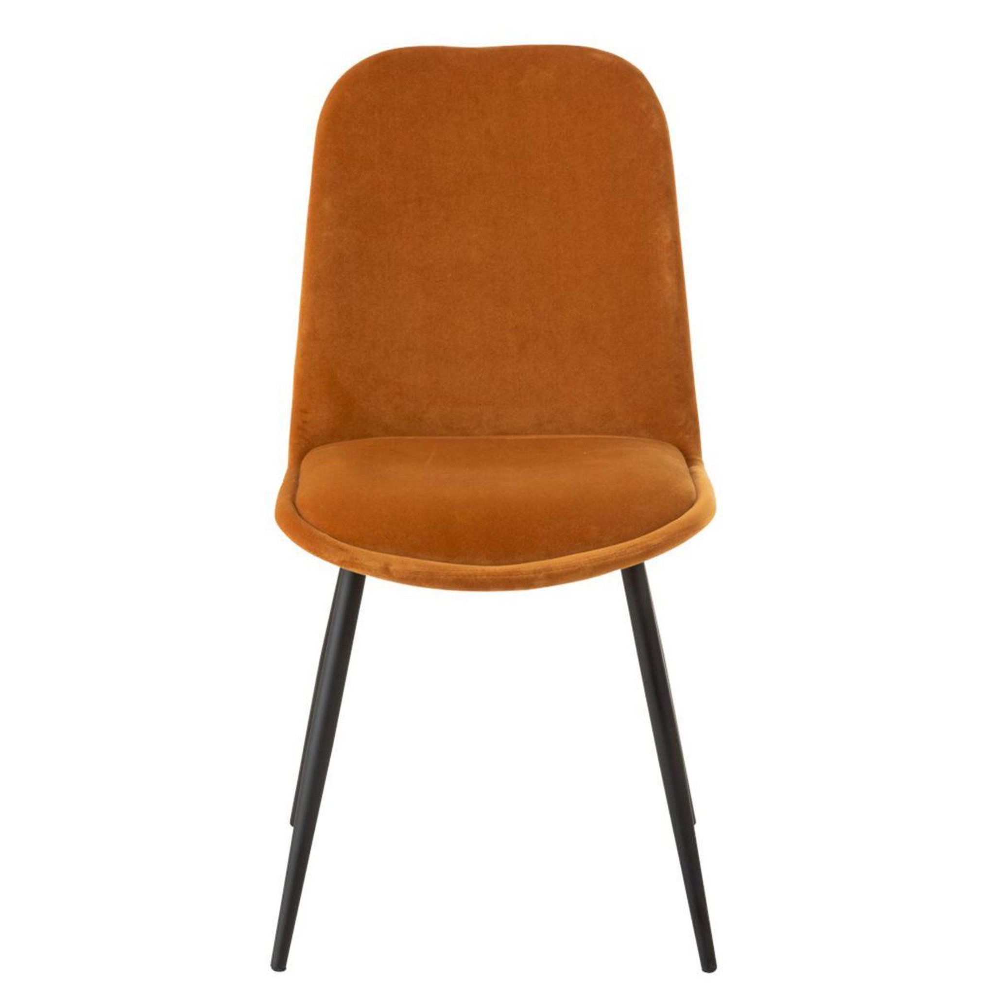 Voir la diapositive 2 : J-LINE Chaise Design  Claire  87cm Ocre