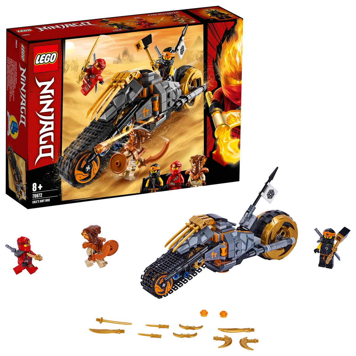LEGO Ninjago 70672 - La moto tout-terrain de Cole