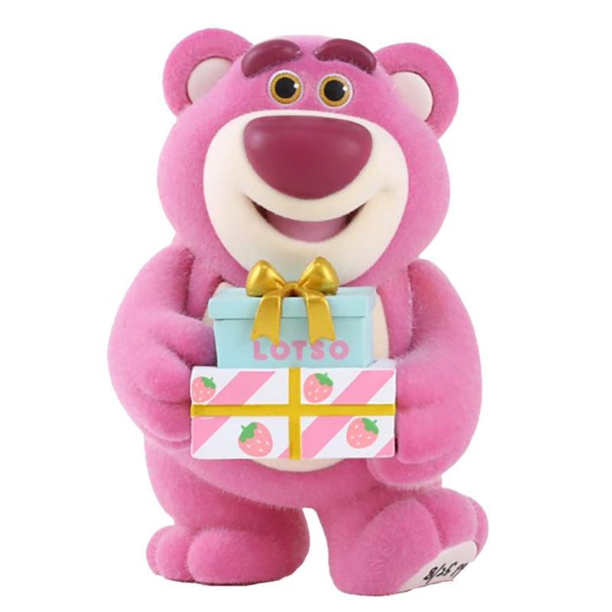 DISNEY Figurine Disney Lotso Christmas Flocked Window Box