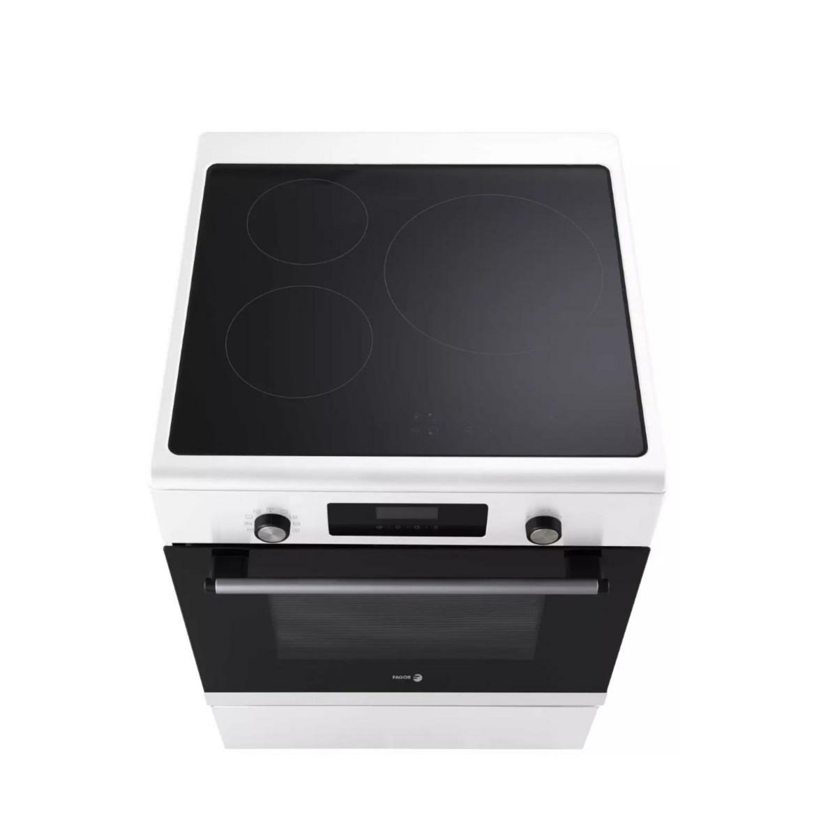 Fagor Cuisinière induction 70l 3 feux blanc - FCIP70CTEB