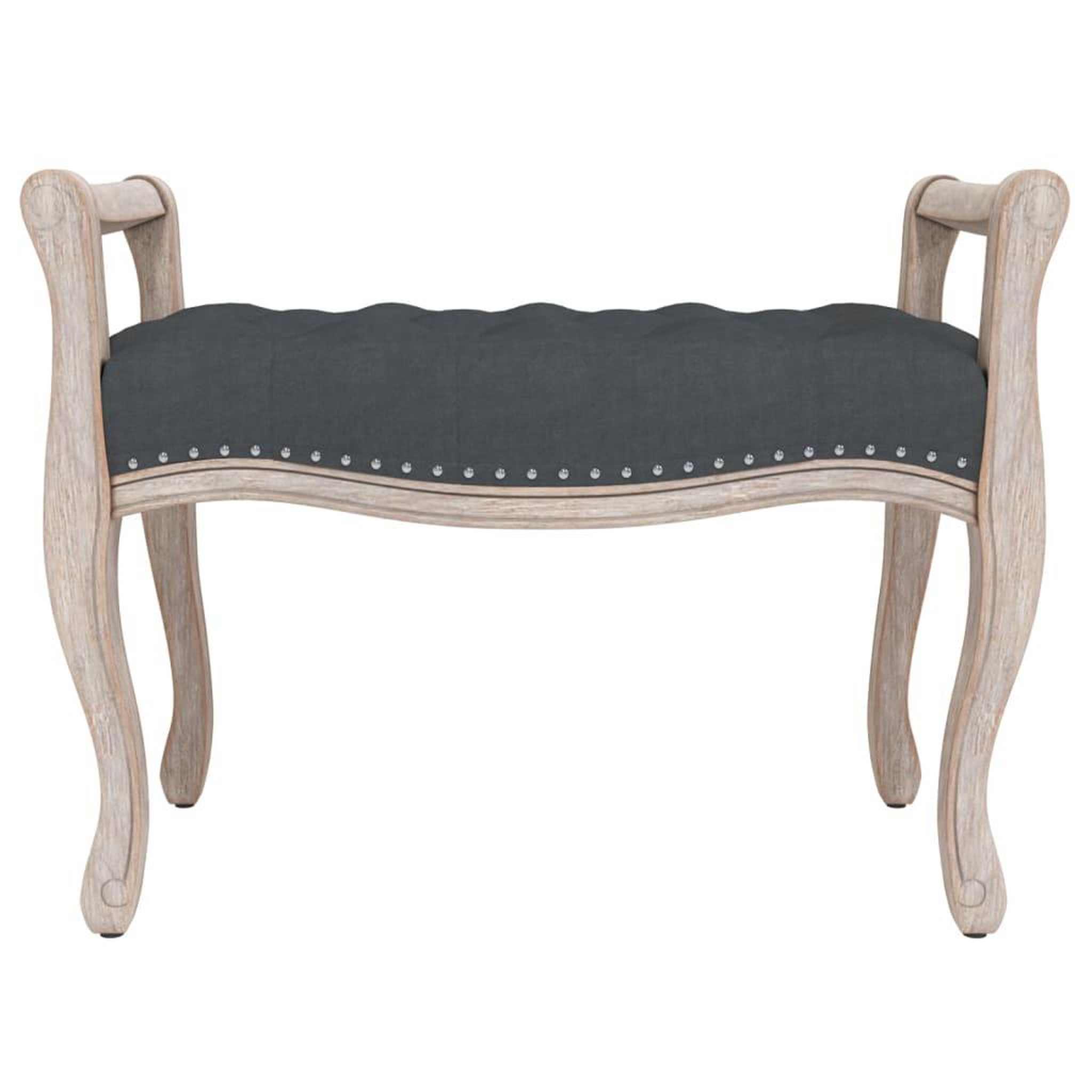 Voir la diapositive 3 : VIDAXL Banc Gris fonce 80x45x60 cm Velours
