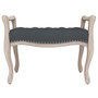 Voir la diapositive 3 : VIDAXL Banc Gris fonce 80x45x60 cm Velours