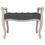 Voir la diapositive 3 : VIDAXL Banc Gris fonce 80x45x60 cm Velours