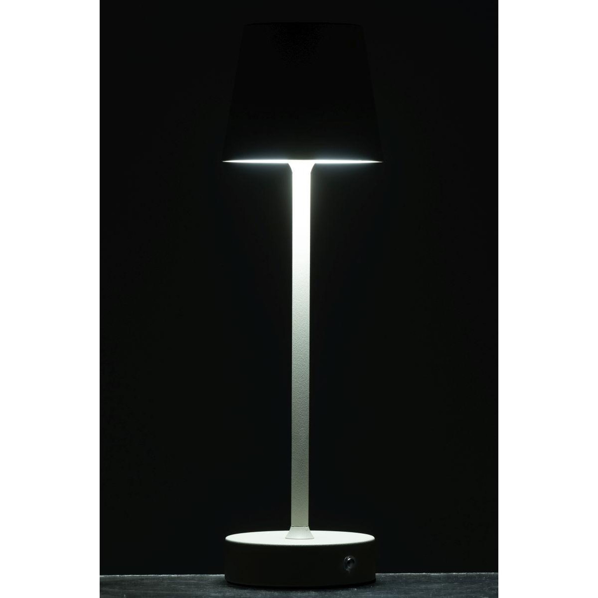 Voir la diapositive 5 : J-LINE Lampe à poser à led  goa  37cm taupe