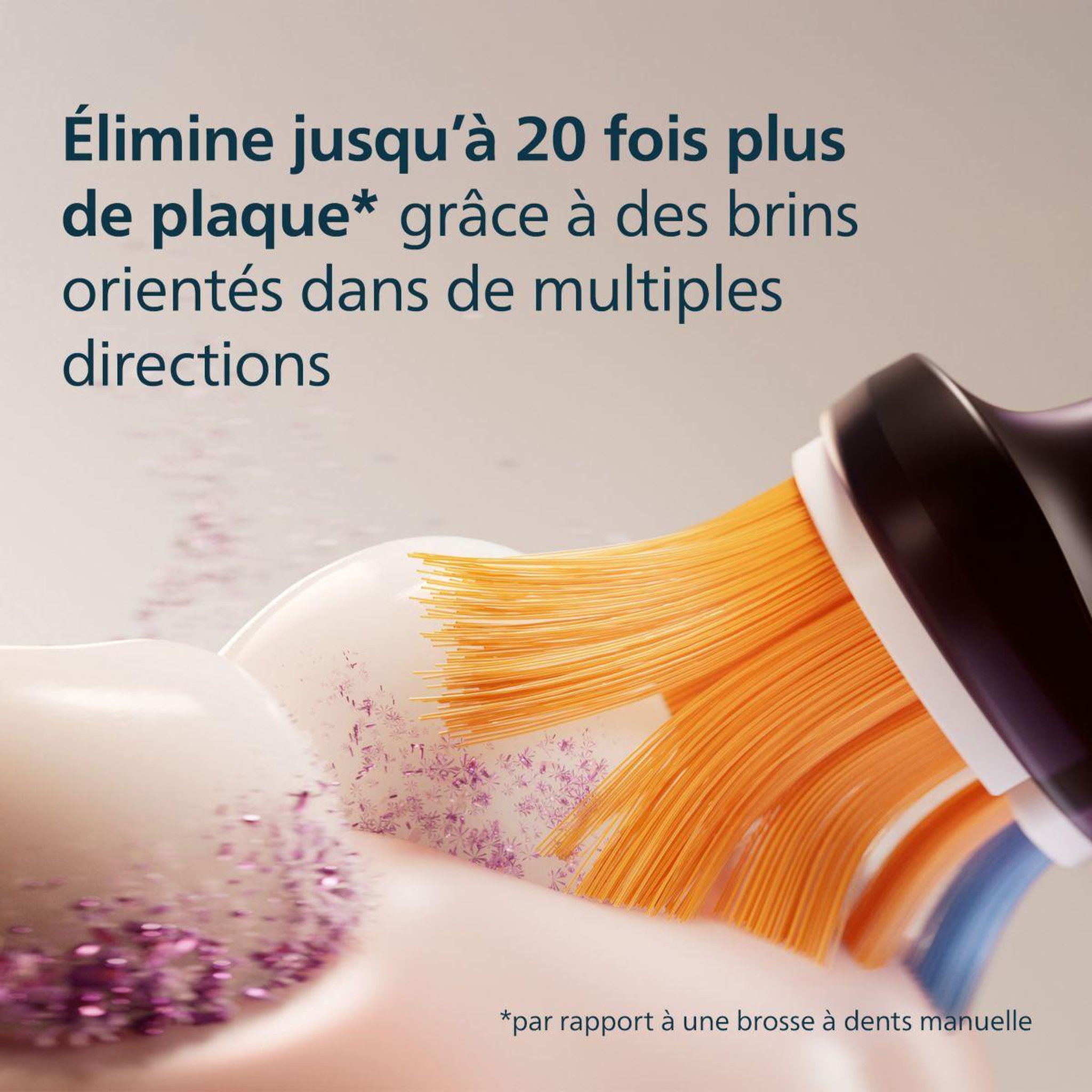 Voir la diapositive 3 : Philips Brossette dentaire Sonicare lot de 4 - HX9092/88  black All in One  A3