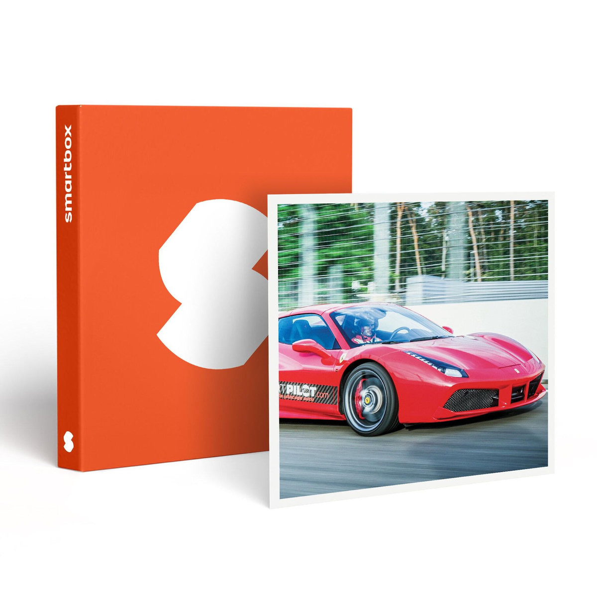 Smartbox Pilotage d'exception : 6 tours en Ferrari F488 sur le circuit de Dijon-Prenois - Coffret Cadeau Sport & Aventure