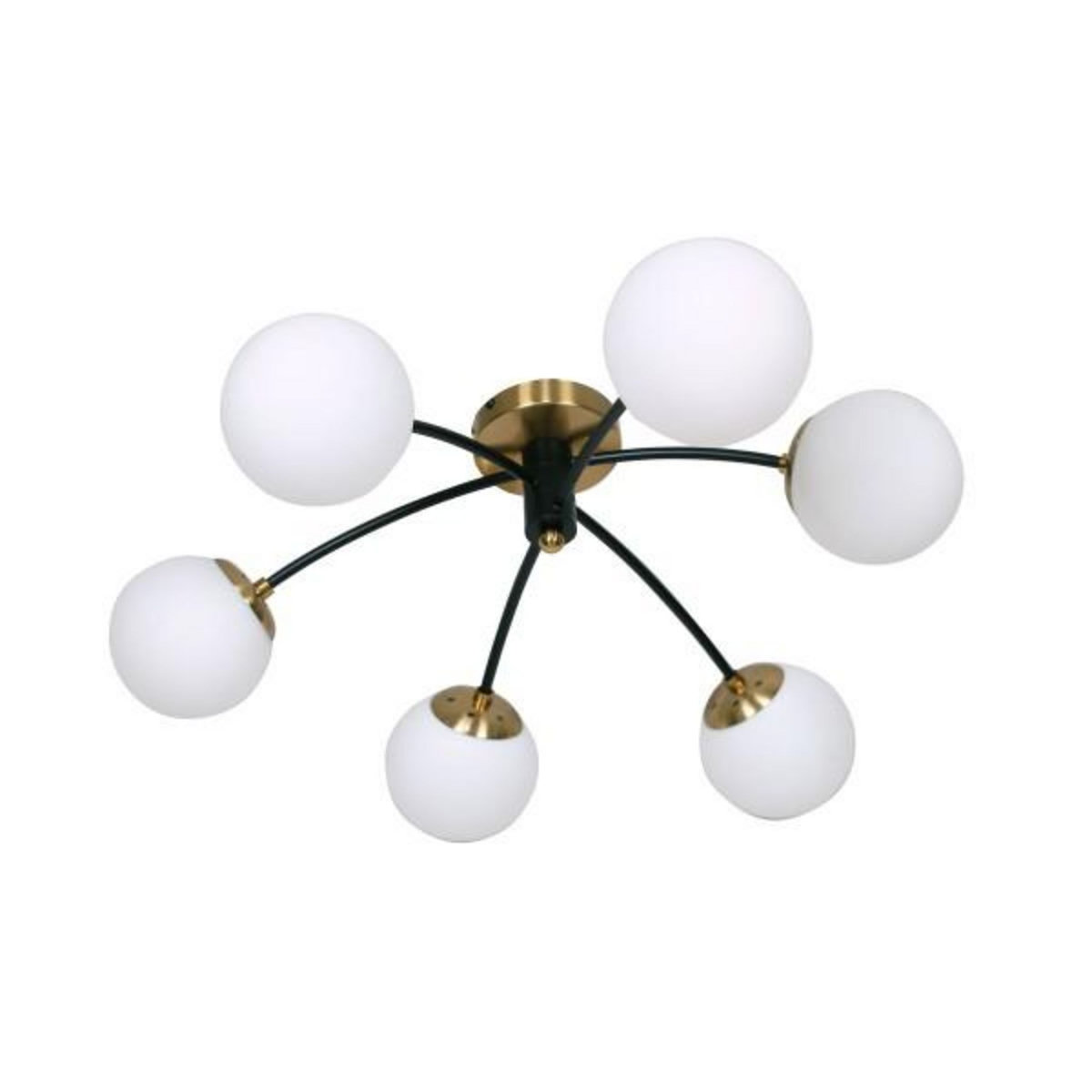 MARKET24 Suspension DKD Home Decor Verre Métal (78 x 78 x 35 cm)