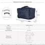 Voir la diapositive 2 : David Jones Sac de voyage cabine avec roulettes 42L  50cm