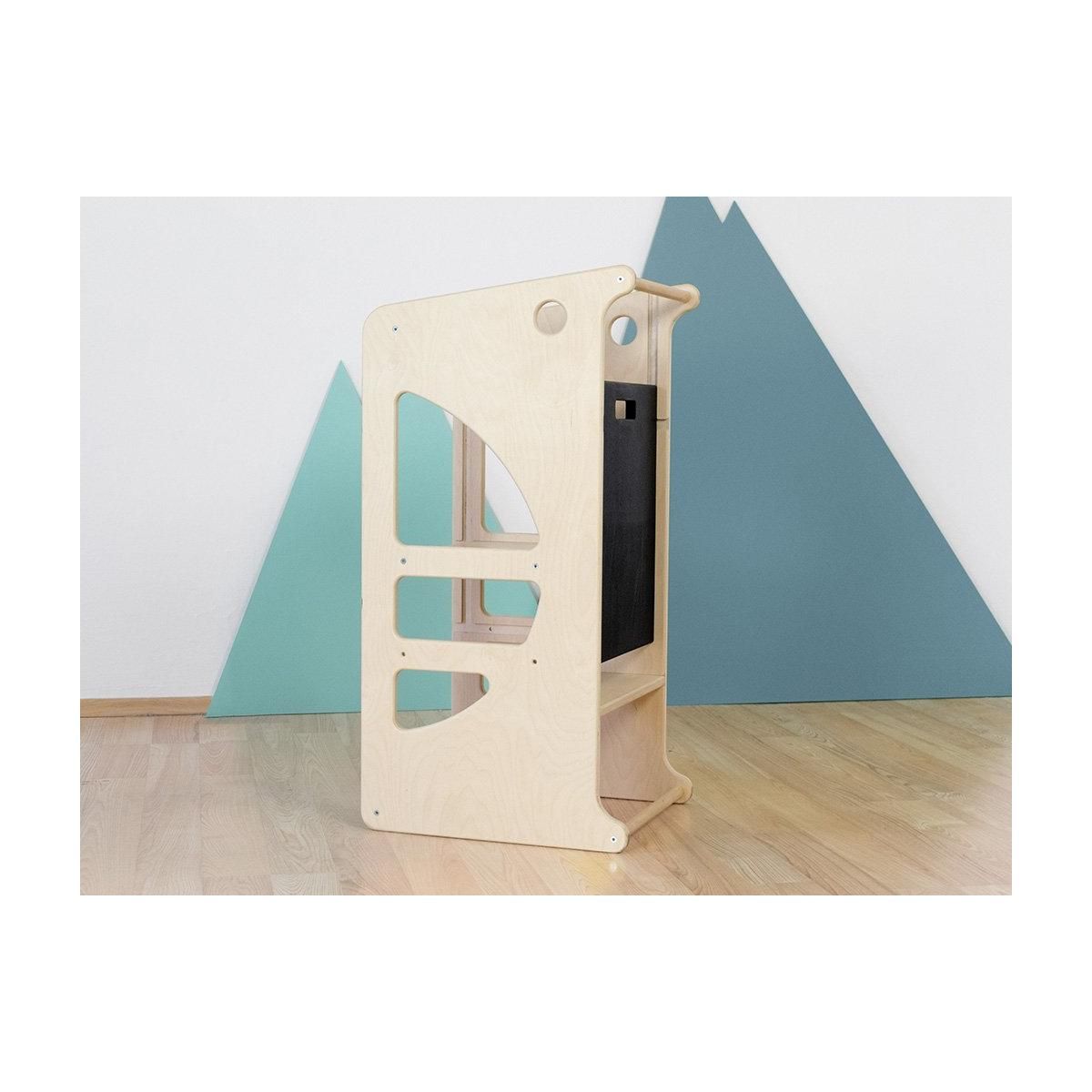 BENLEMI Montessori Tour d'apprentissage PENGUIN 4in1