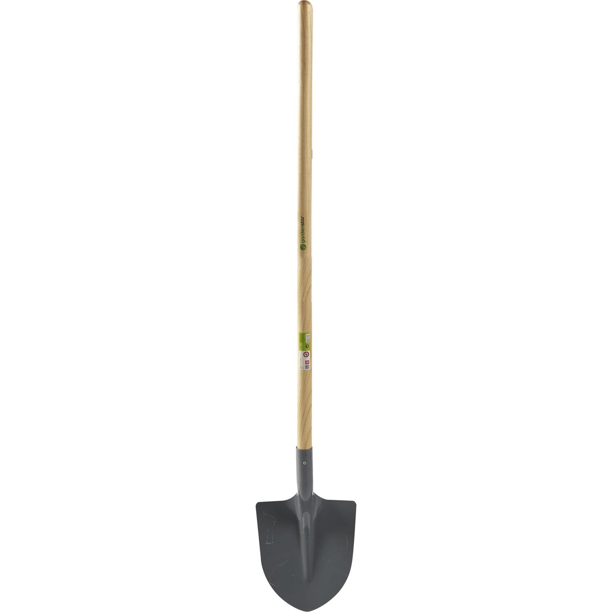 Voir la diapositive 3 : GARDENSTAR Pelle avec manche en bois de cèdre - 120 cm