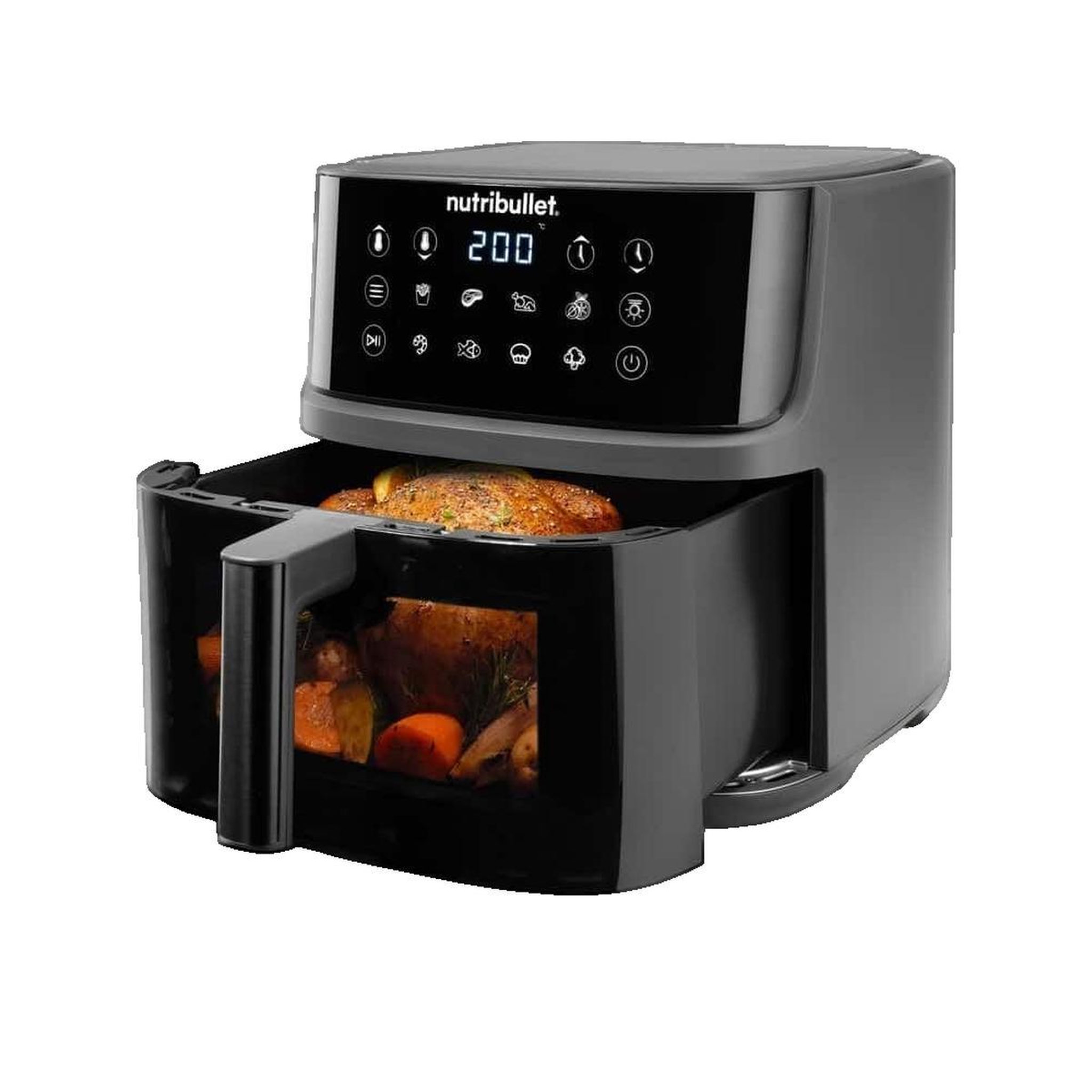 Voir la diapositive 3 : nutribullet Friteuse NutriBullet CrispLite Vision 8 litres noire