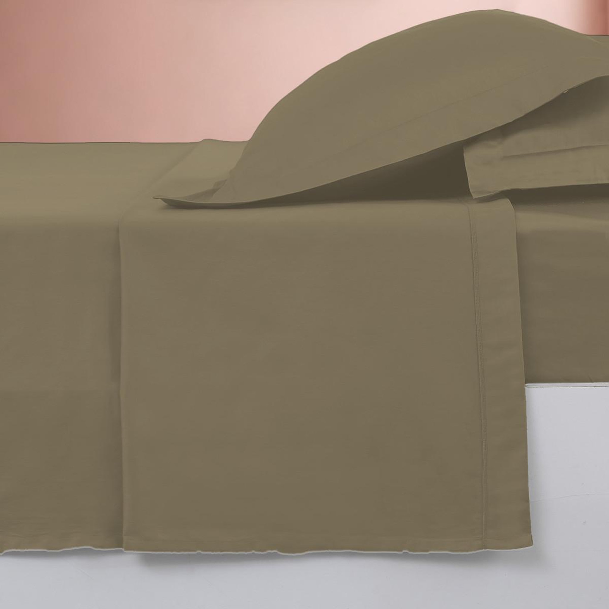 Voir la diapositive 3 : Sensei Maison Drap plat en percale de coton SOFT PERCALE