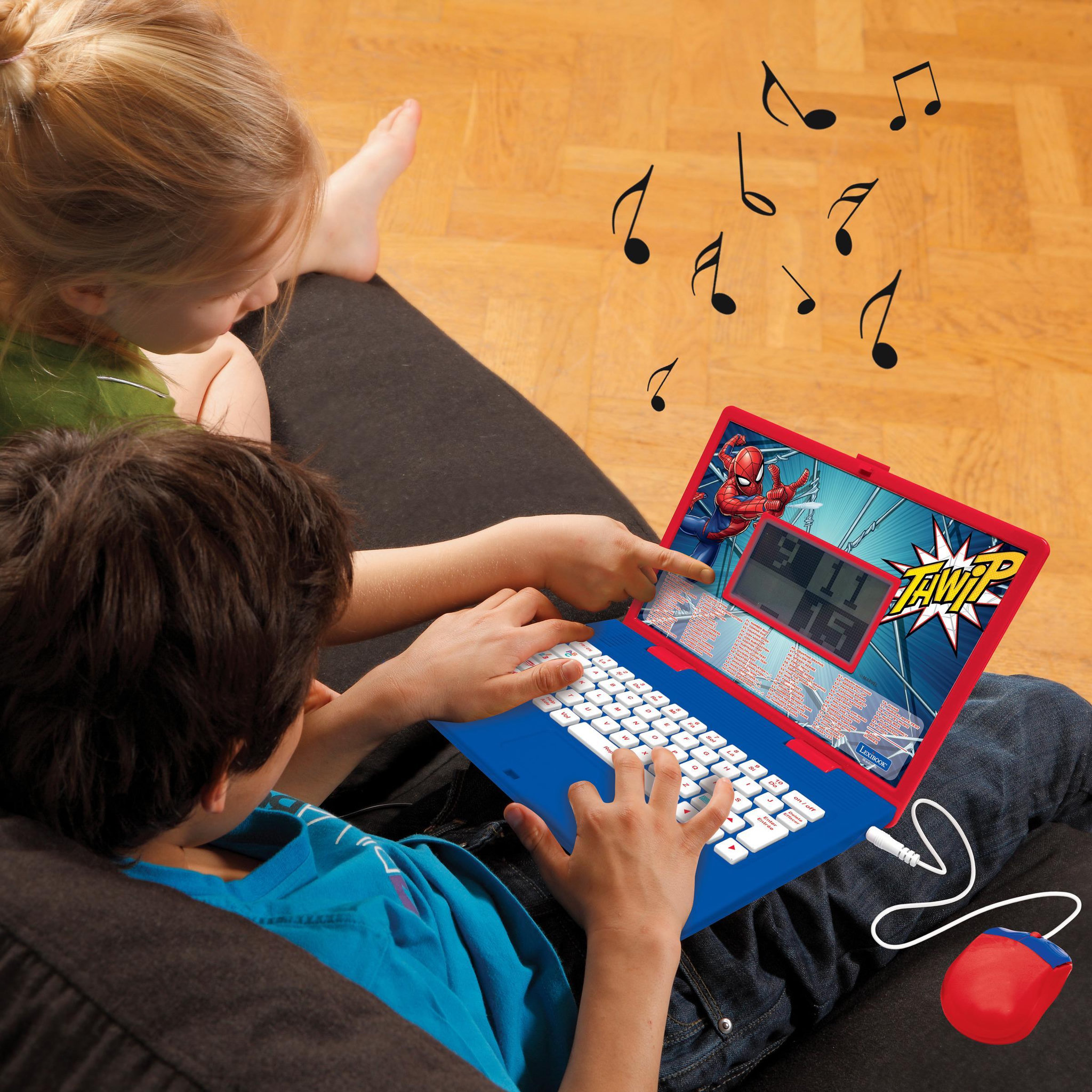 Voir la diapositive 5 : Lexibook Ordinateur éducatif bilingue avec 164 activités au design Spiderman (EN/FR)