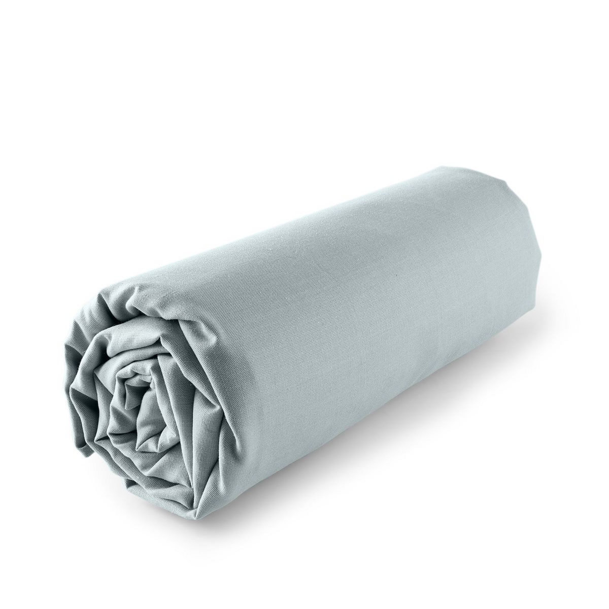 ACTUEL Drap housse en polycoton recyclé uni