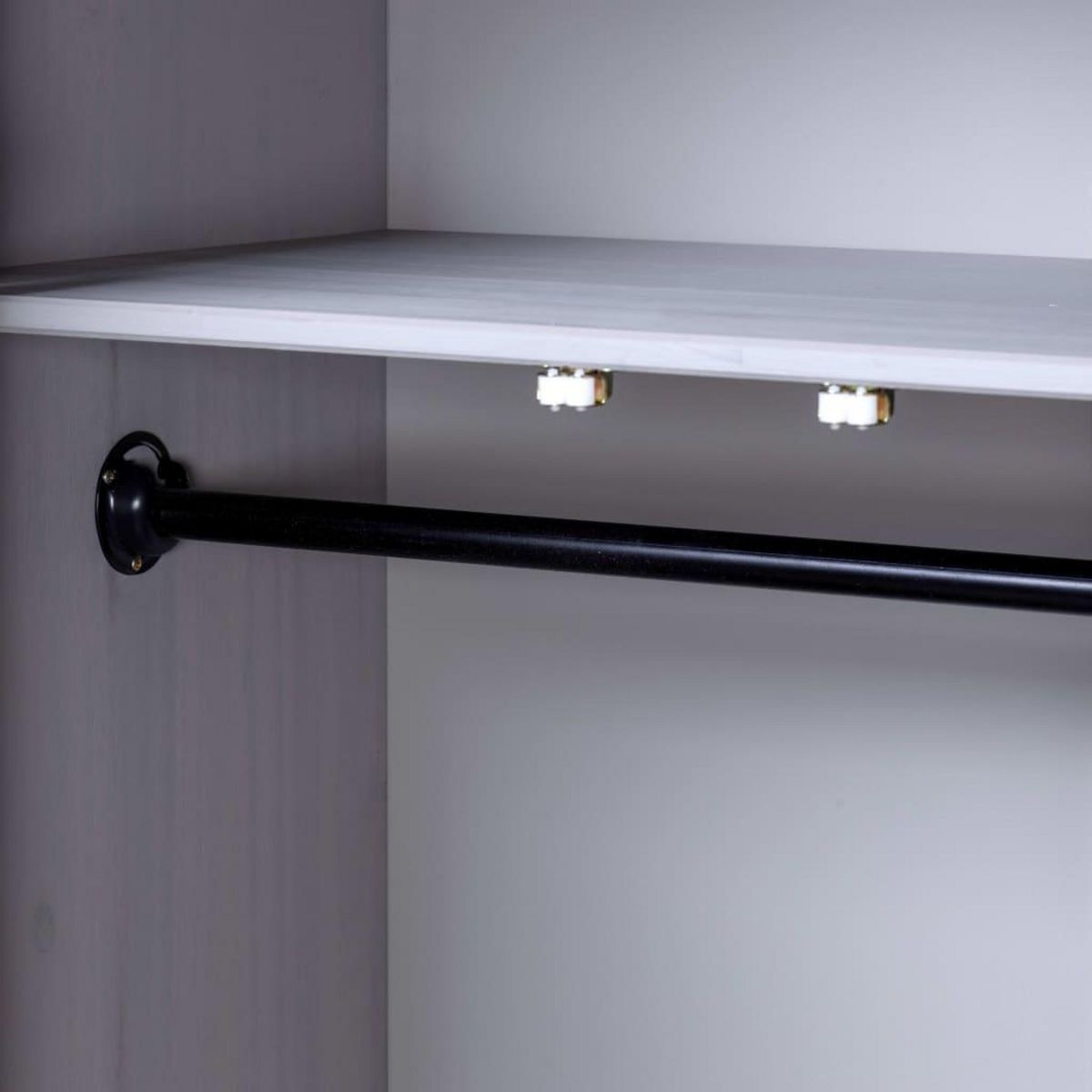 VIDAXL Garde-robe Gris 80x50x171,5 cm Pin massif Assortiment Panama