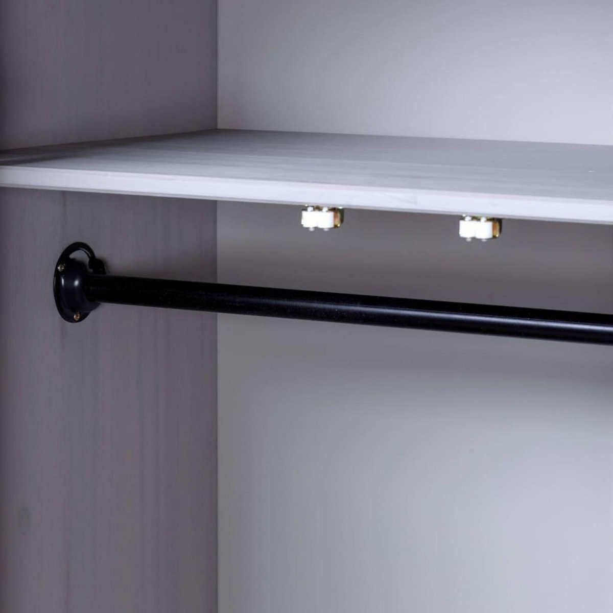 VIDAXL Garde-robe Gris 80x50x171,5 cm Pin massif Assortiment Panama