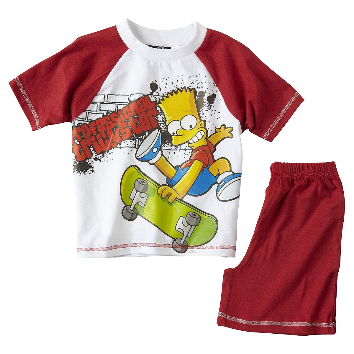 THE SIMPSONS Pyjashort avec Tee-shirt The Simpsons