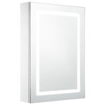 VIDAXL Armoire de salle de bain a miroir LED 50x13x70 cm