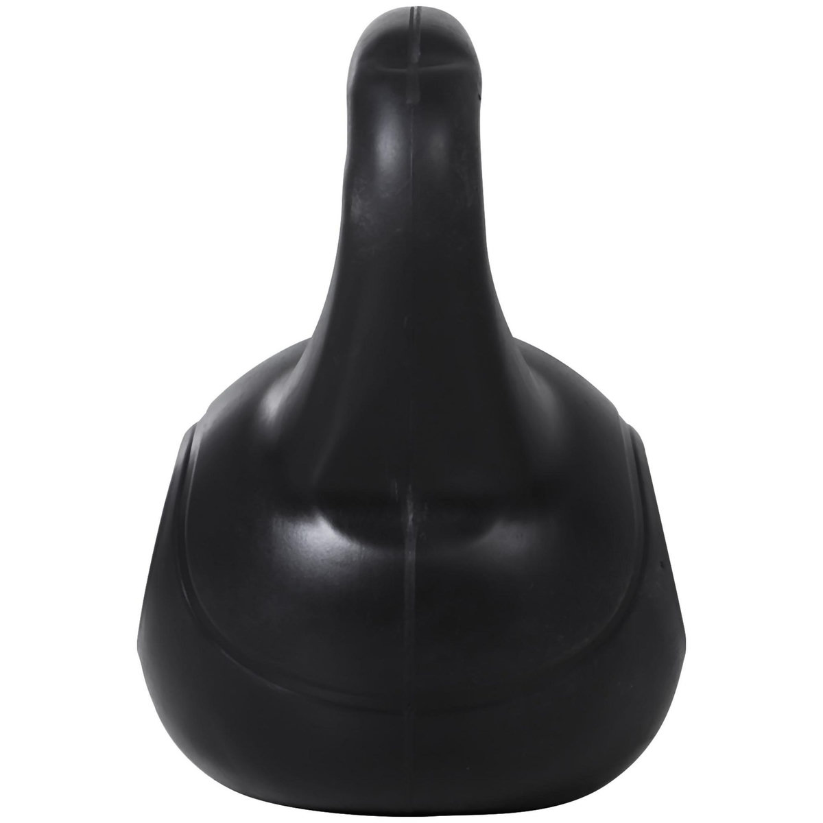 HOMCOM Kettlebell 10 Kg - haltère boule - poignée ergonomique - PVC noir