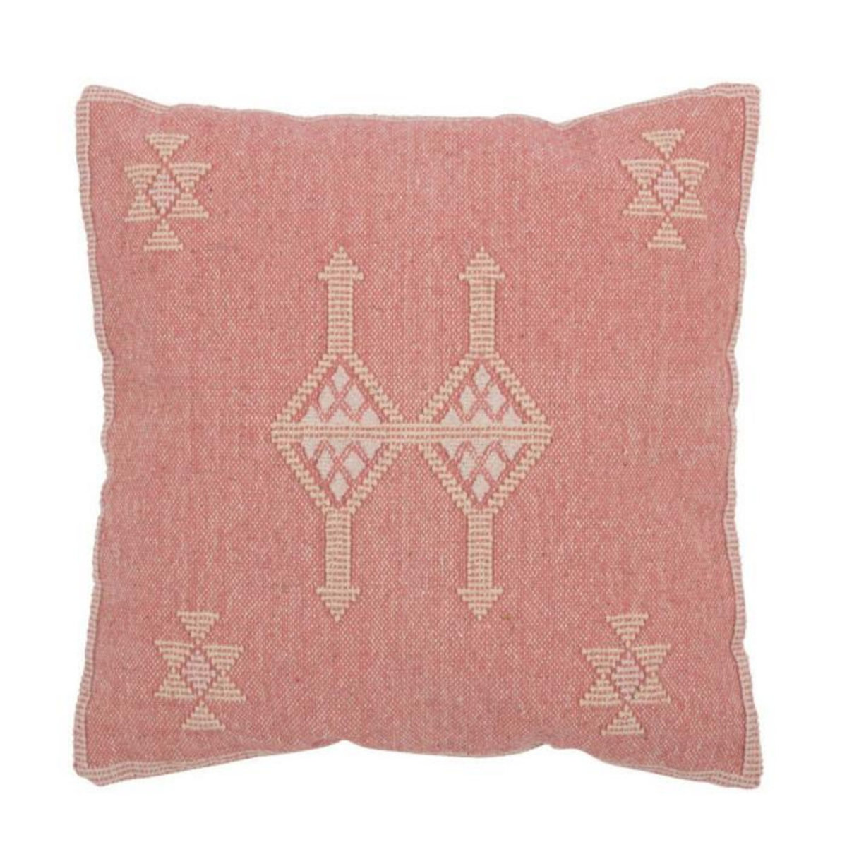 Paris Prix Coussin Design  Diamants  45x45cm Pêche & Rose