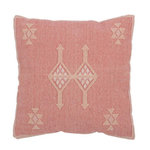 Paris Prix Coussin Design  Diamants  45x45cm Pêche & Rose