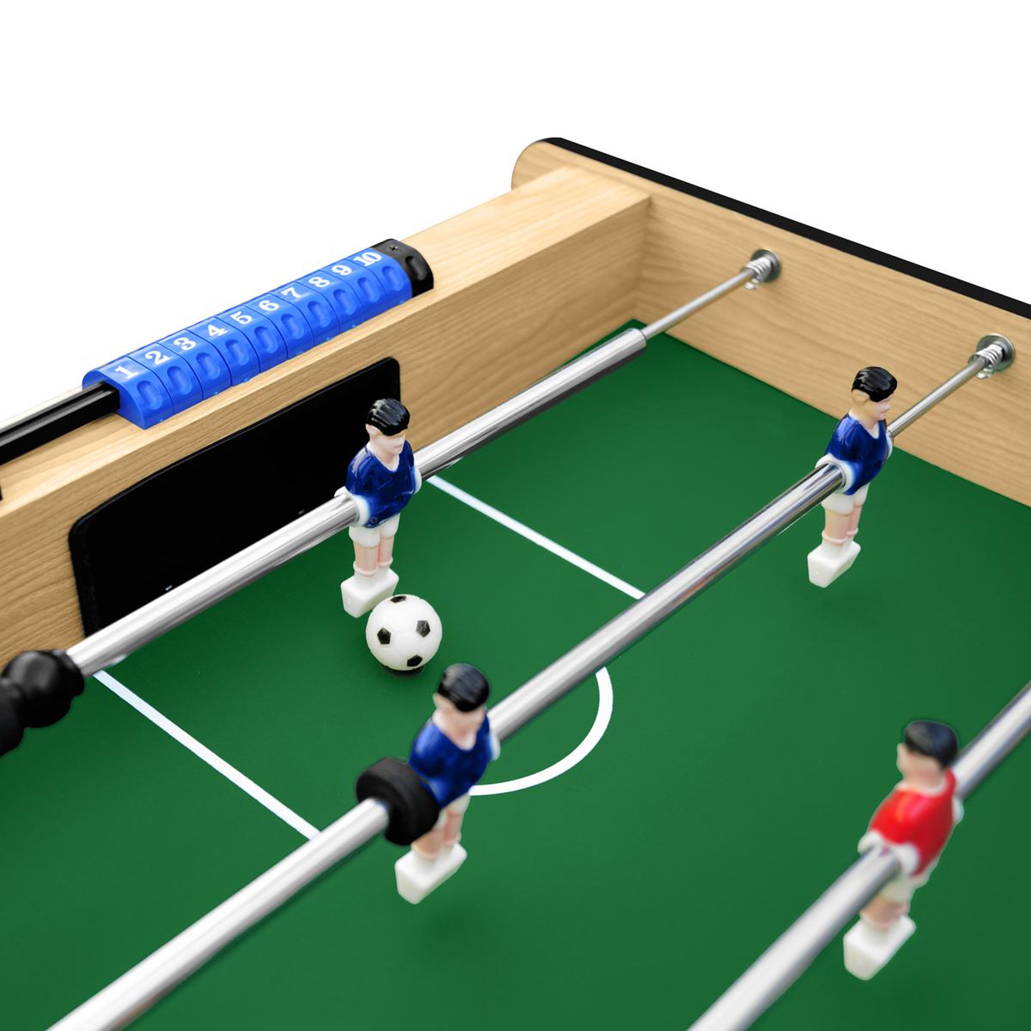 Voir la diapositive 5 : MISTER BABYFOOT Baby foot pliable en bois noir - Zizou