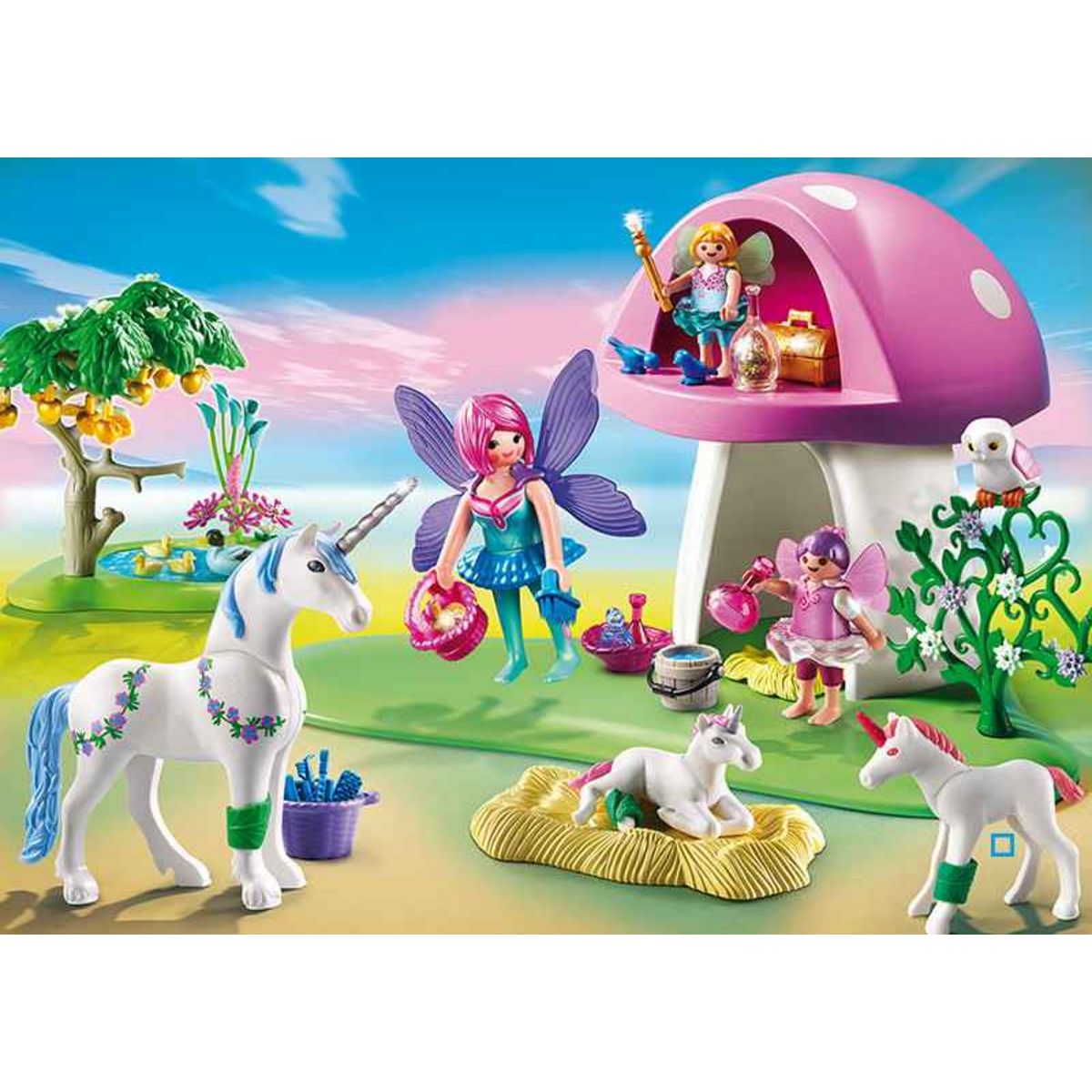 PLAYMOBIL 6055 Centre de soins pour licornes